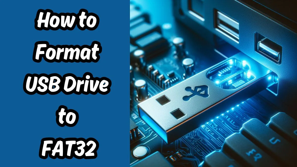 How to Format a USB Drive to FAT32 - Izoate