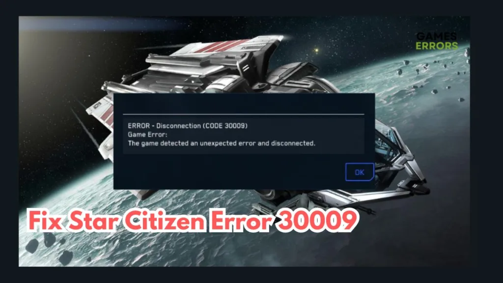 Star Citizen Error 30009