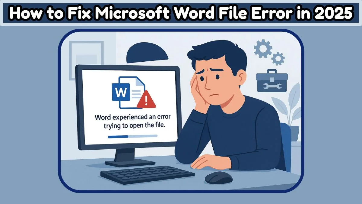 Word Experienced an Error Trying to Open: Complete Guide to Fix ...