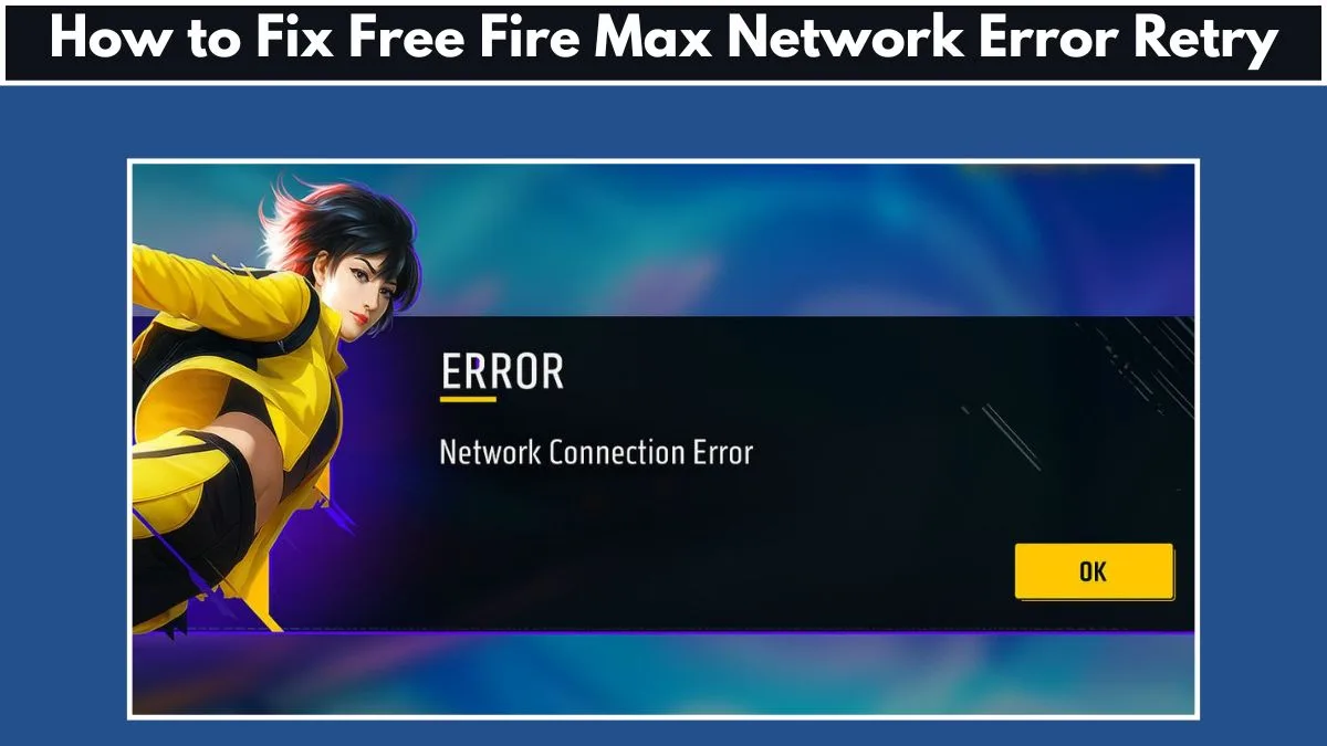 free fire max network error problem today