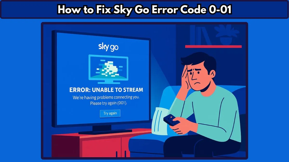 How to Fix Error Code 0-01 Sky Go: There Has Been a Problem Connecting ...