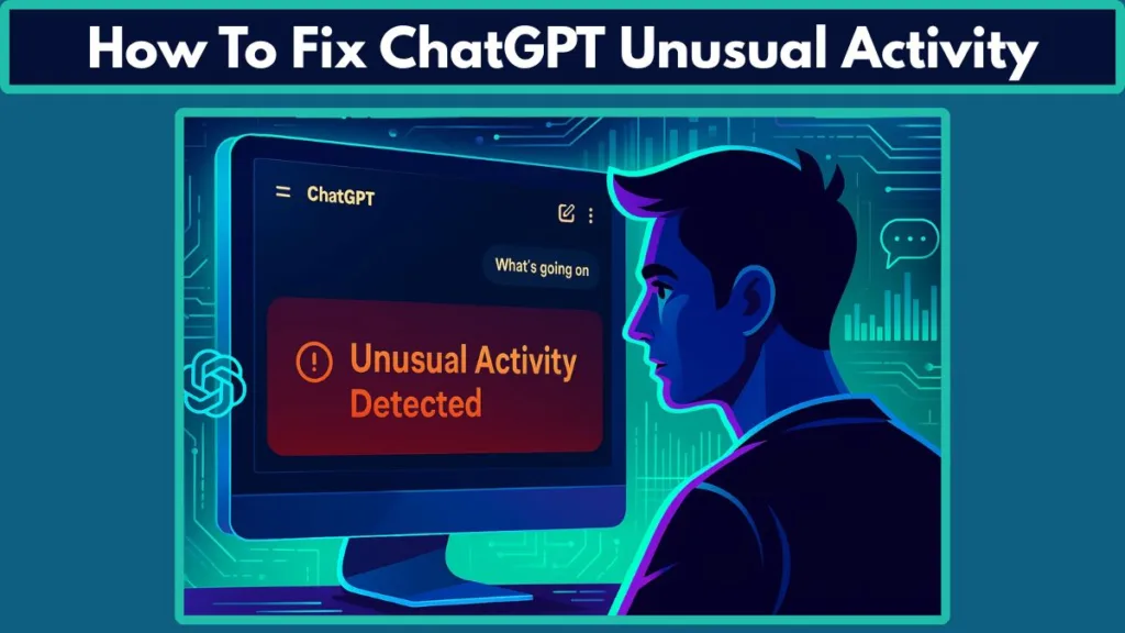Unusual Activity Detected Chatgpt