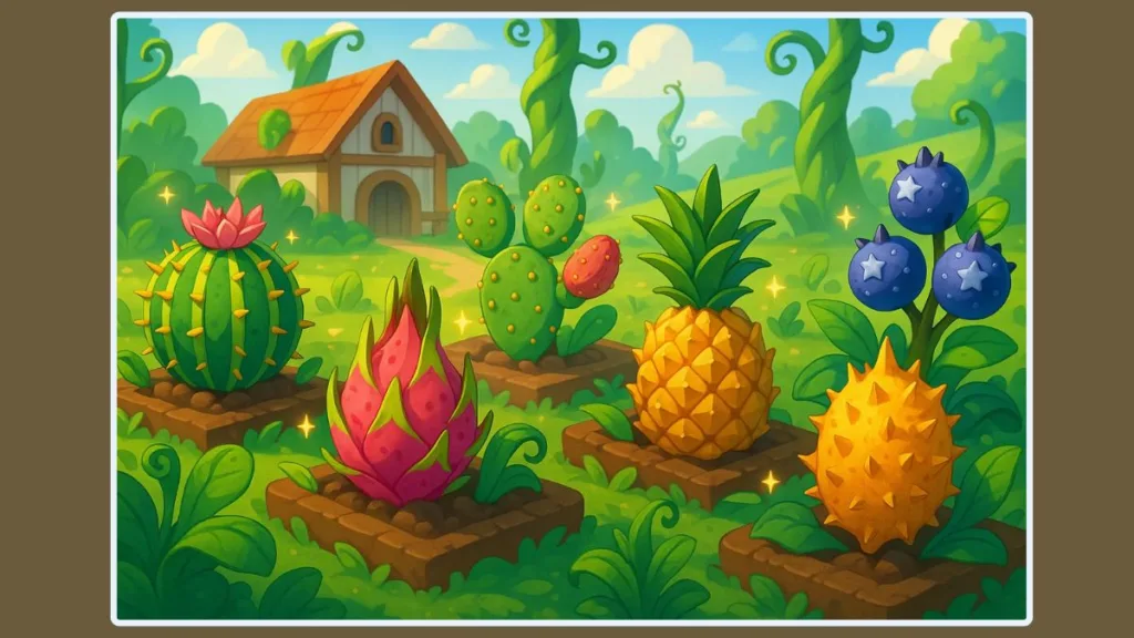 All Prickly Fruits in Grow A Garden