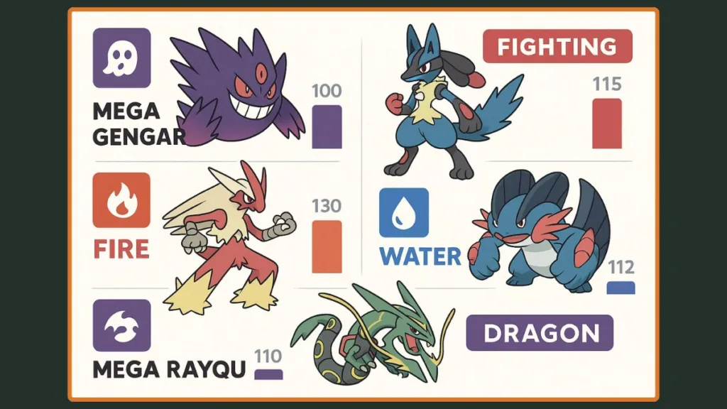 Best Mega Evolutions Pokémon GO