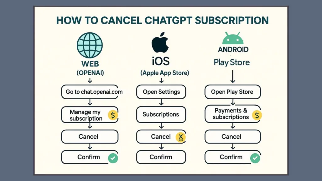 Easy Steps to Stop ChatGPT Plus or Pro Billing