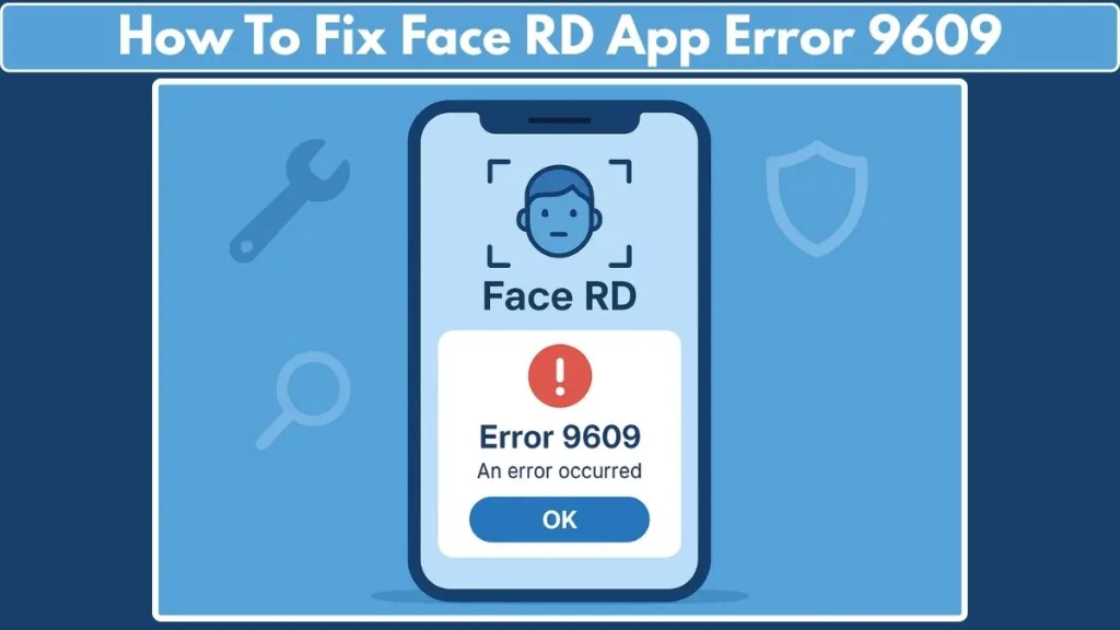 Face RD App Error 9609