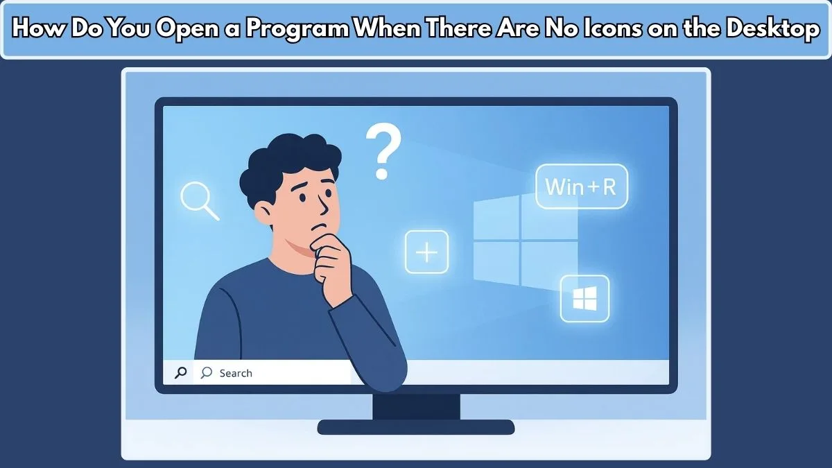 How Do You Open a Program When There Are No Icons on the Desktop: 7 ...