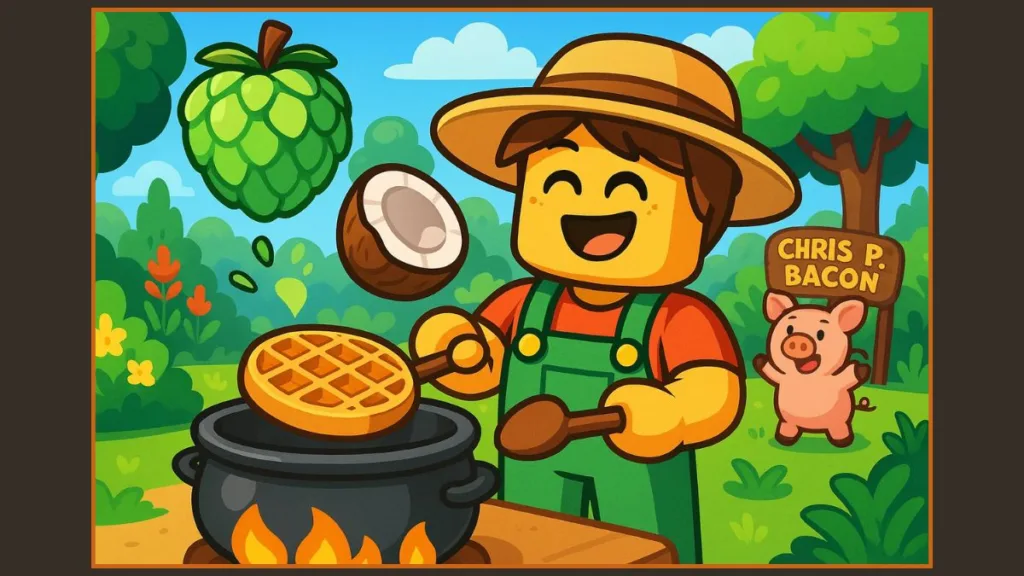 How To Make a Waffle in Grow A Garden Roblox