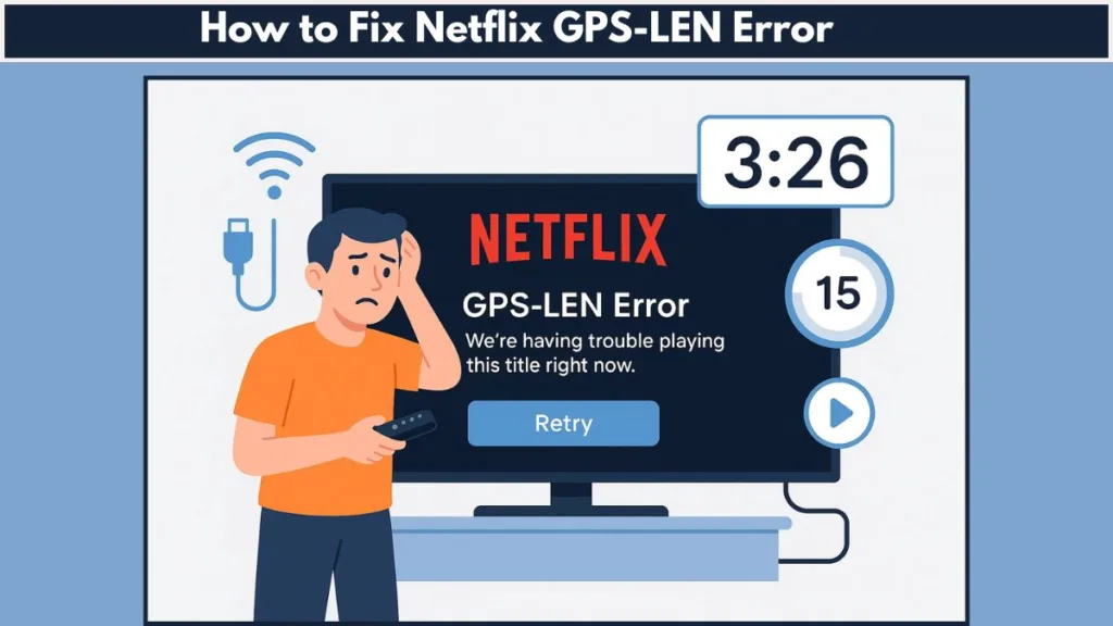 How to Fix Netflix GPS-LEN Error