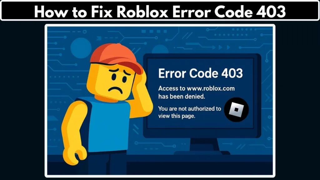 How to Fix Roblox Error Code 403