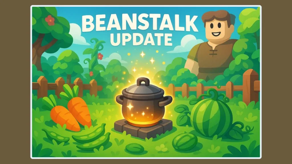 How to Get Cooked Food in Grow a Garden Beanstalk Update