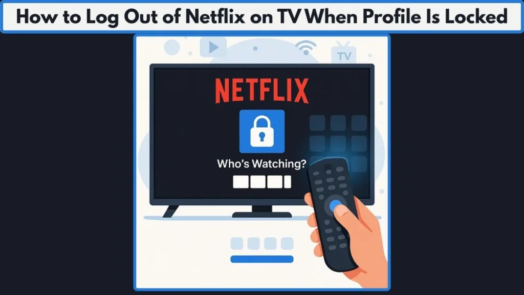 How to Log Out of Netflix on TV When Profile Is Locked