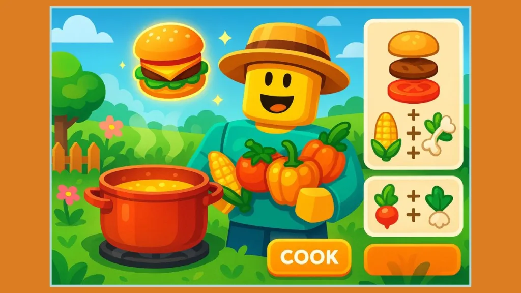 How to Make a Burger in Grow a Garden