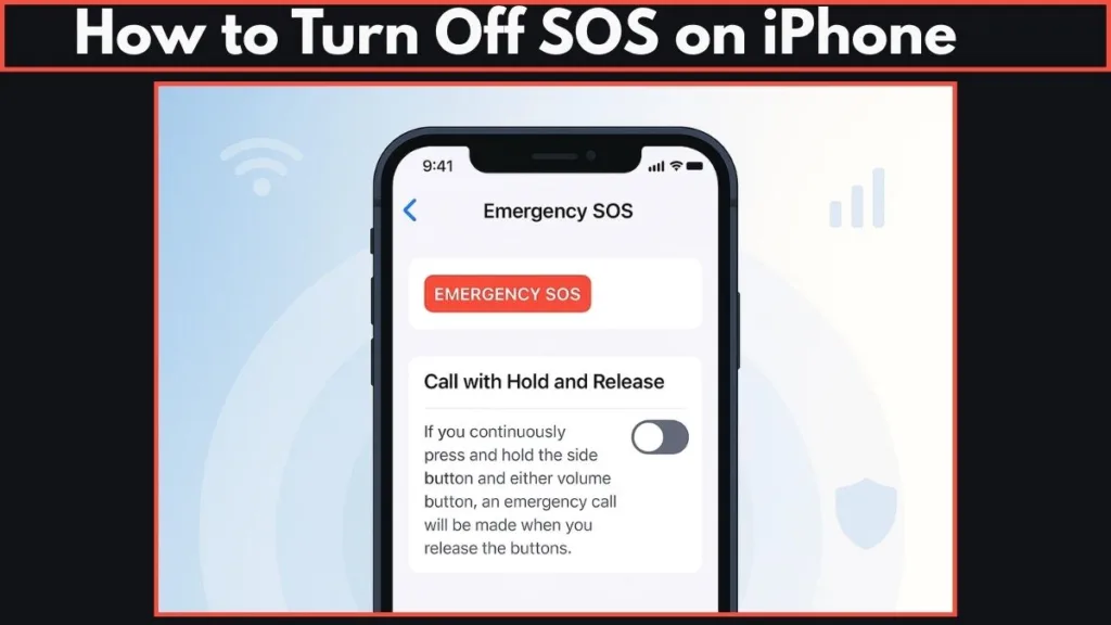 How to Turn Off SOS on iPhone