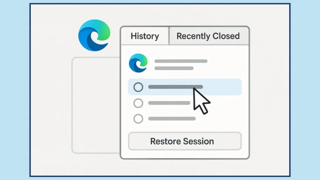 Microsoft Edge Restore Previous Session