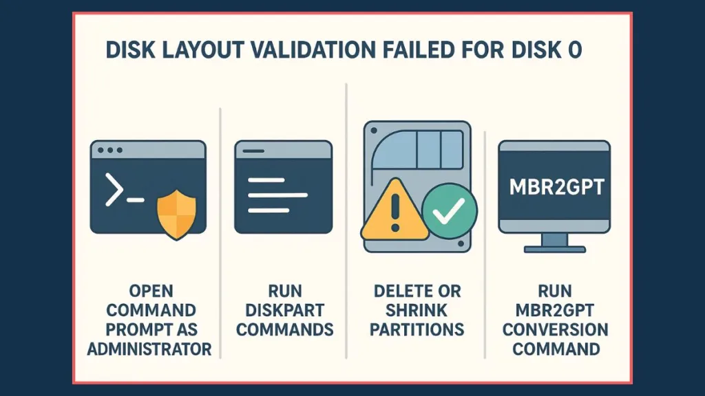 Proven Ways to Resolve MBR2GPT Disk Layout Error