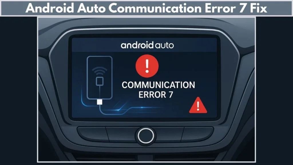 Android Auto Communication Error 7 Fix