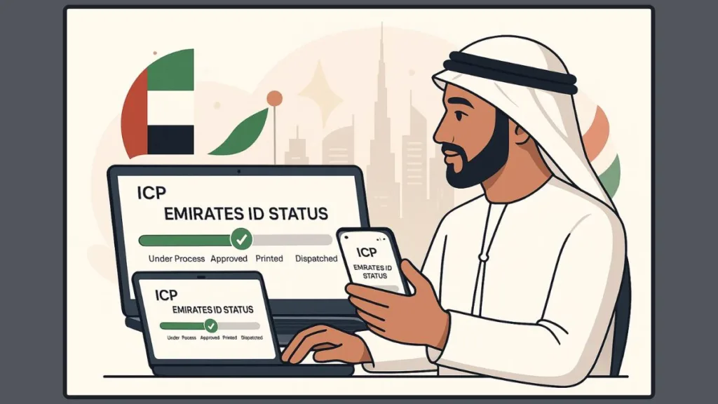 Emirates ID Status Check using Passport Number
