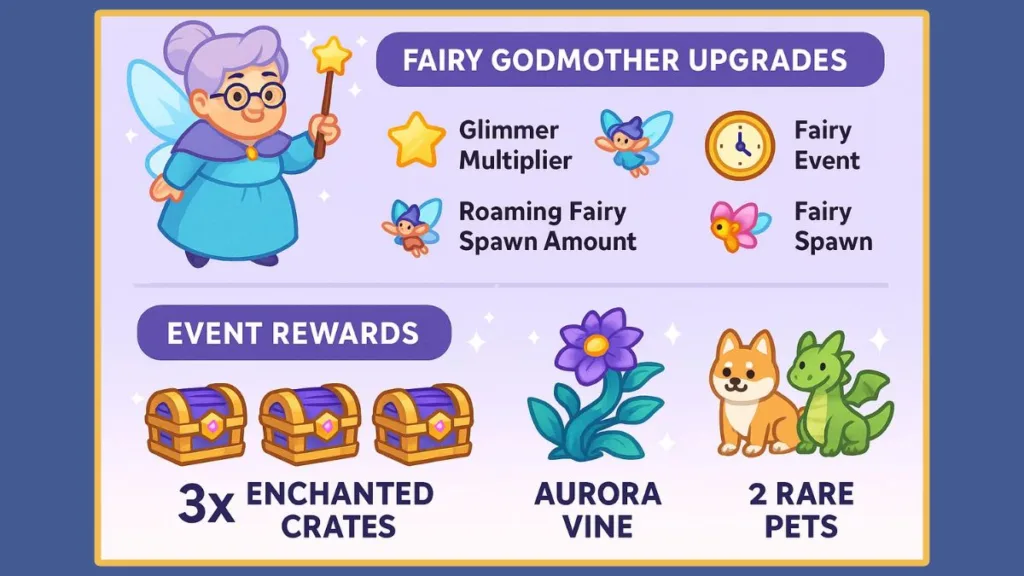 Fairy Godmother Upgrades & Rewards