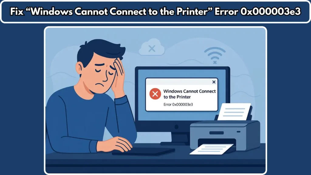 Fix “Windows Cannot Connect to the Printer” Error 0x000003e3