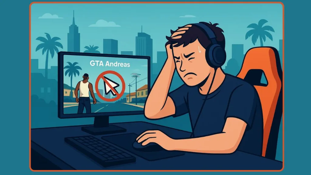 GTA SA Mouse Not Working Solution