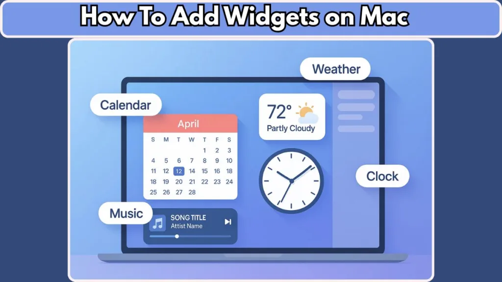How To Add Widgets to Mac Desktop in macOS