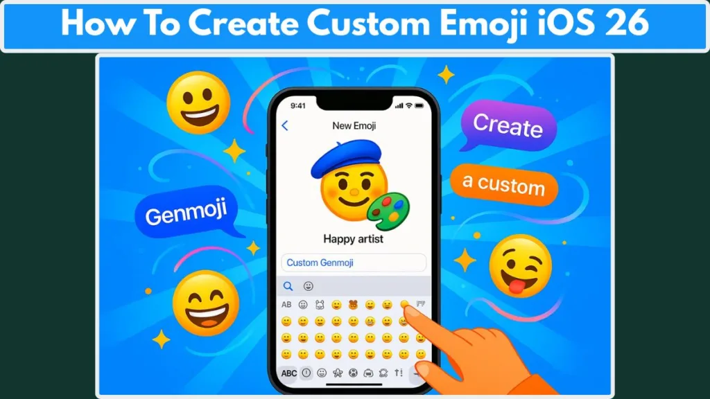 How To Create Custom Emoji iOS 26