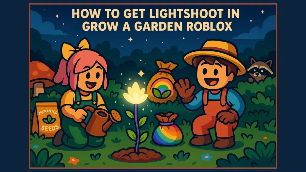 How to Get Lightshoot in Grow a Garden