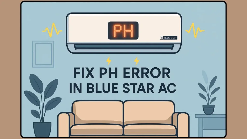 Solution For PH Error in Blue Star AC