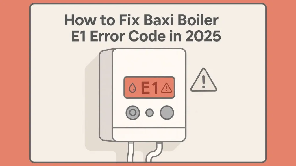 Solve Baxi E1 Fault Code
