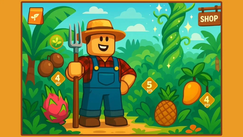 Tropical Plants Grow a Garden Roblox