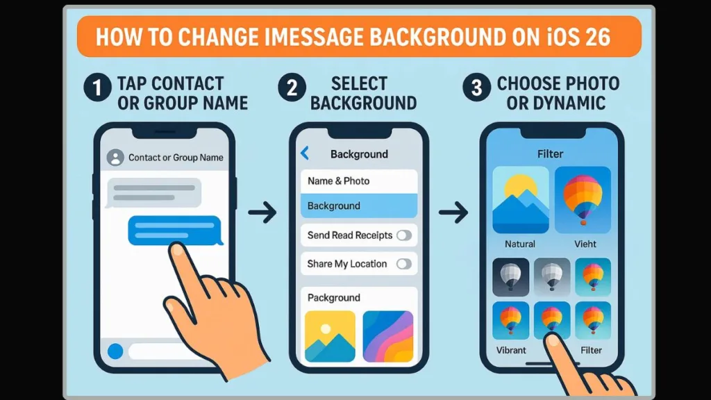 iMessage Customization iOS 26