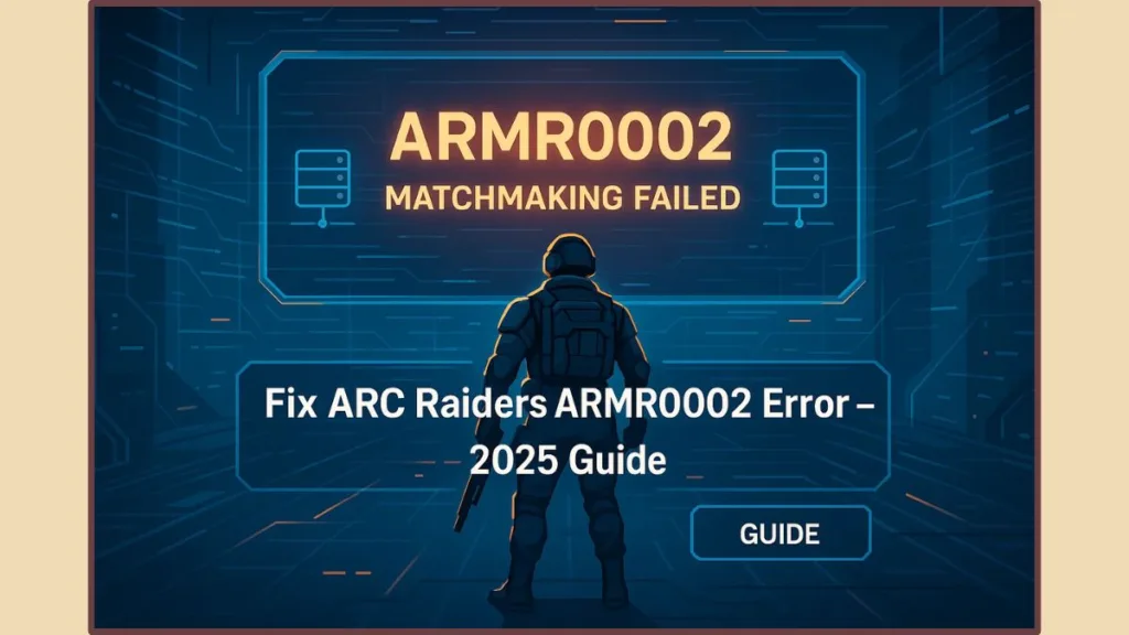 ARMR0002 error ARC Raiders Fix