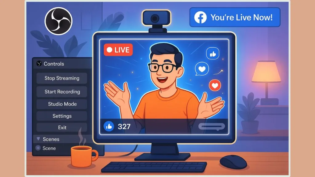 Best settings for Facebook Live streaming with OBS