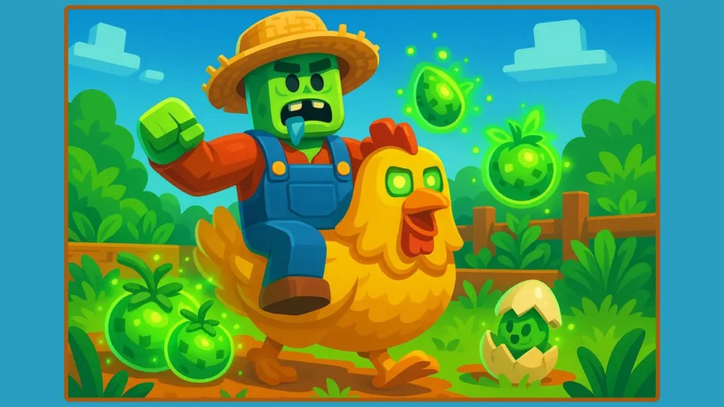 Chicken Zombie Grow a Garden
