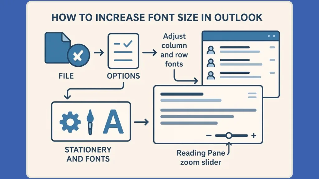 Easy Steps To Change Default Font in Outlook