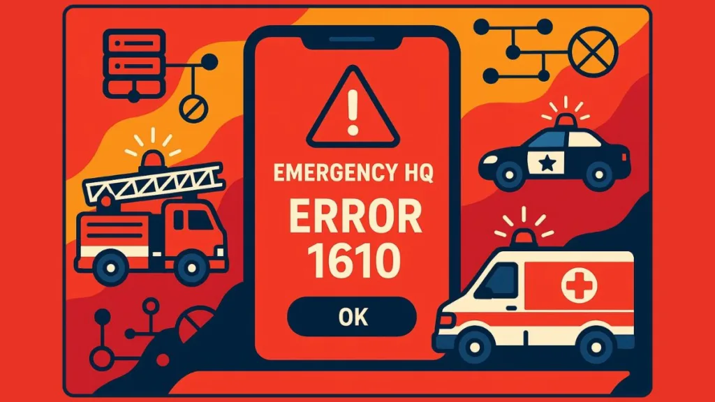 Emergency HQ Error 1610 Fix