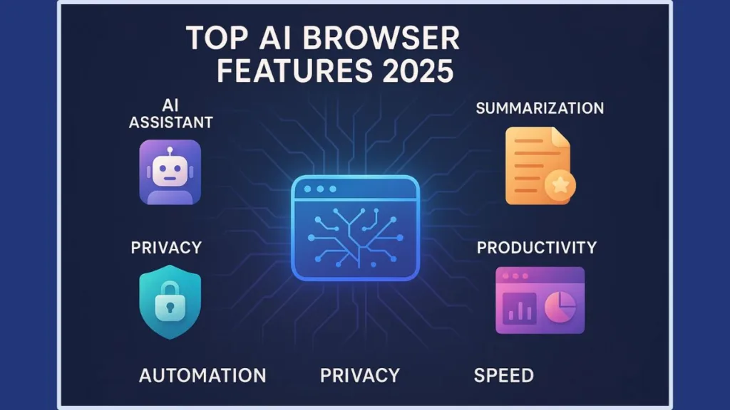 Features To Look For In AI Browsers
