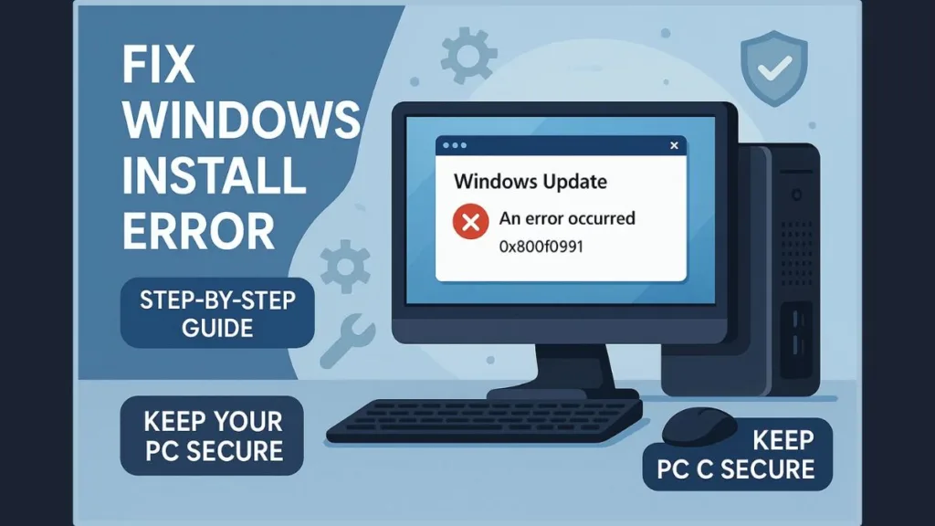 How Do You Fix Windows Error 0x800f0991