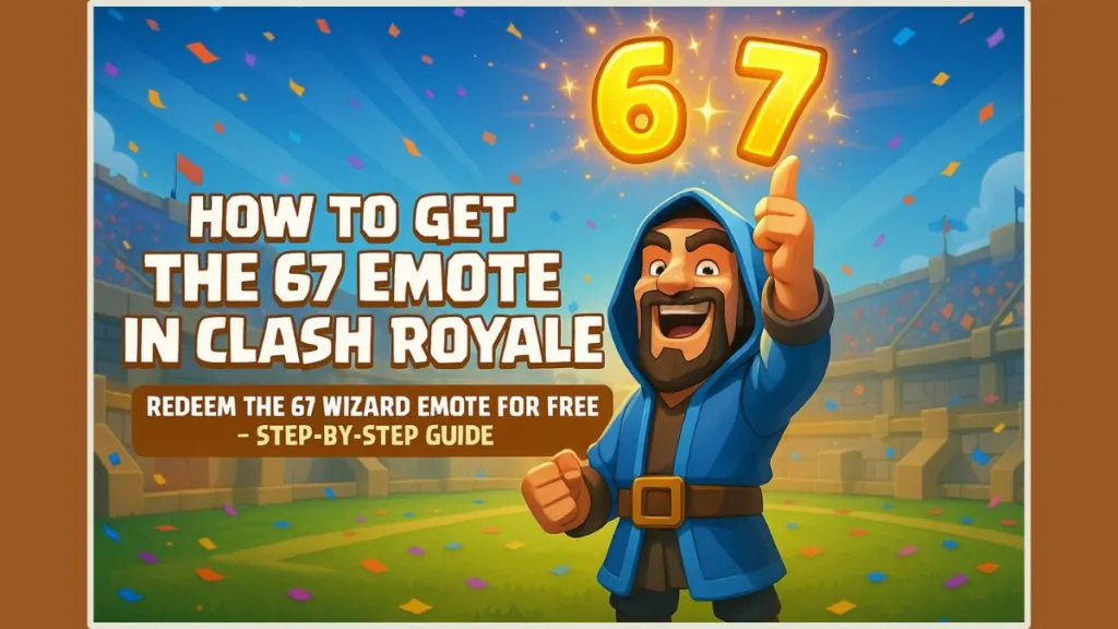 How to Get 67 Emote in Clash Royale