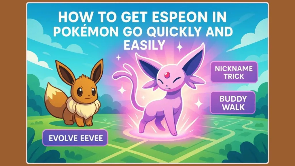 How to Get Espeon in Pokémon GO Quickly