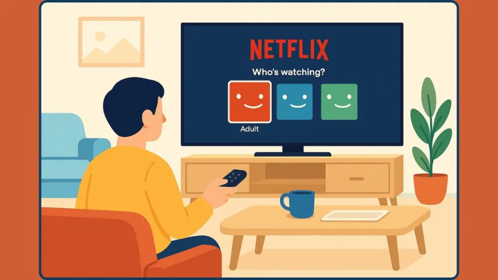 How to Switch from Kids to Adult Profile on Netflix TV