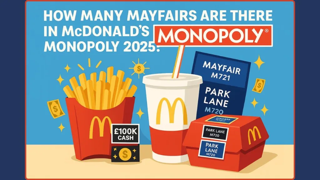 Mayfair McDonald’s Monopoly Stickers 2025