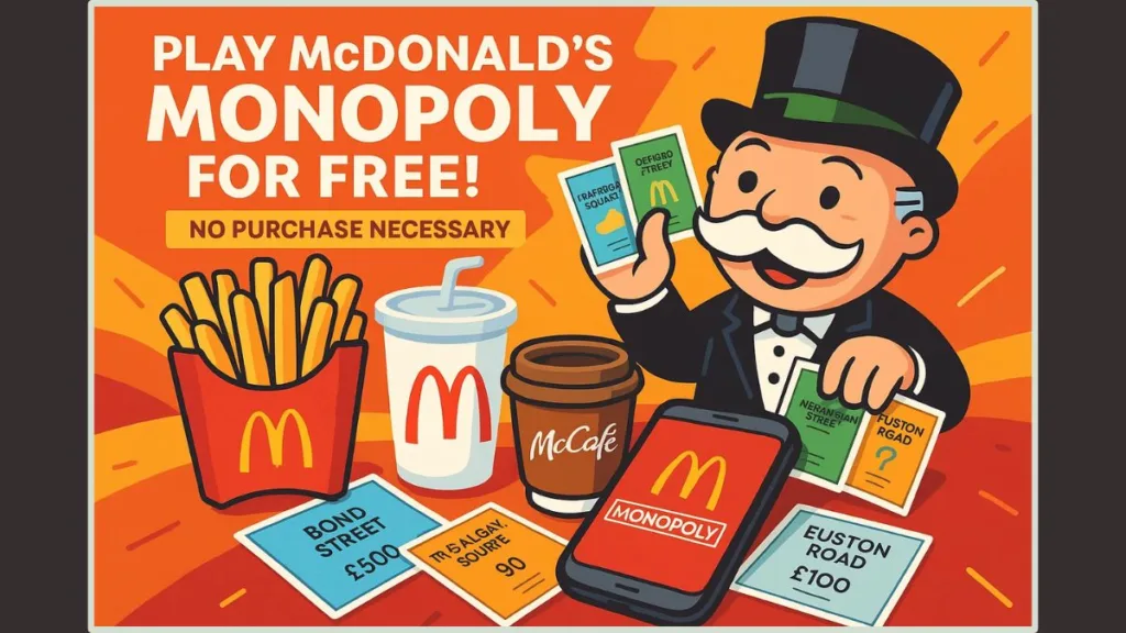 McDonald's Monopoly No Purchase Necessary