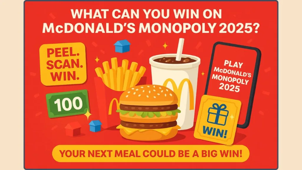 McDonald’s Monopoly Prizes