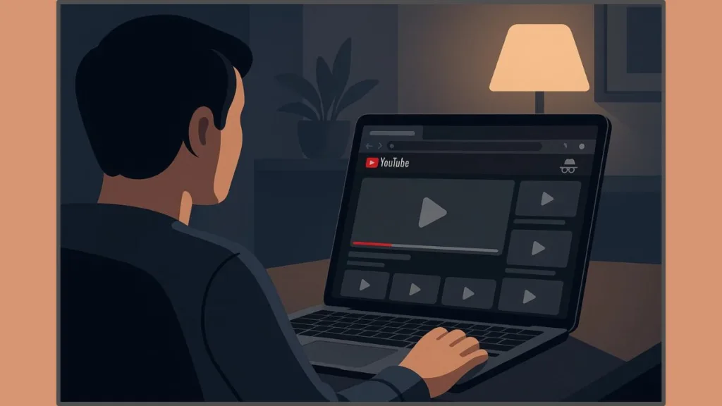 Steps To Activate Incognito Mode On YouTube Desktop