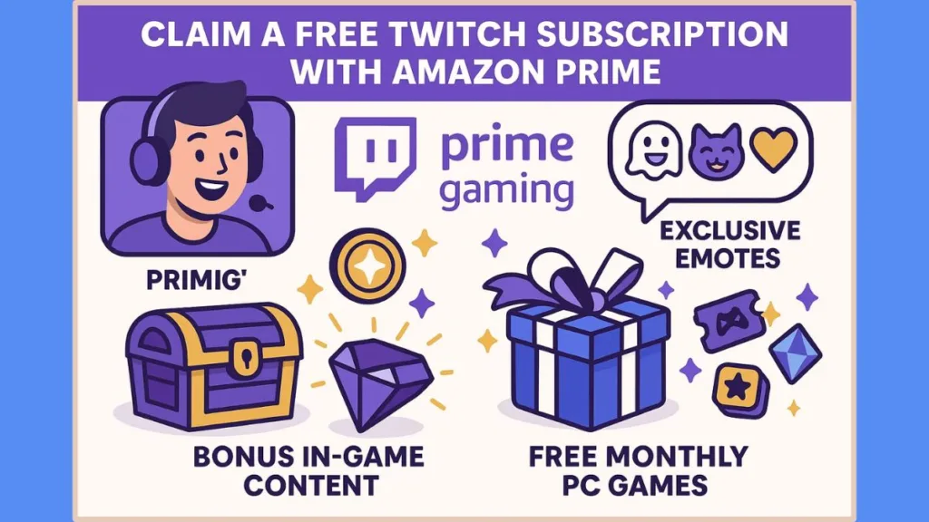 Unlock Twitch Prime Perks
