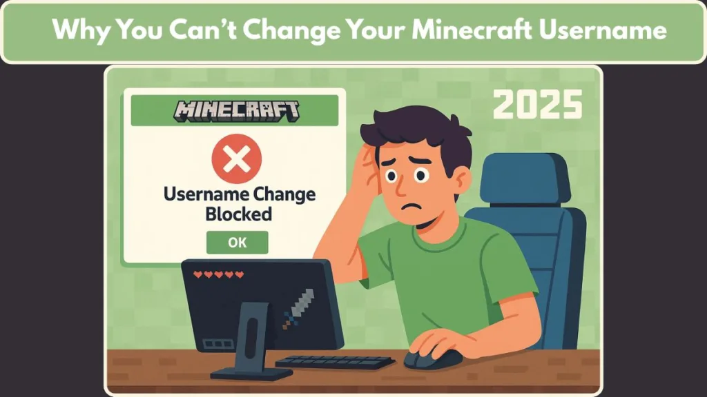 Can’t Change Minecraft Username 2025