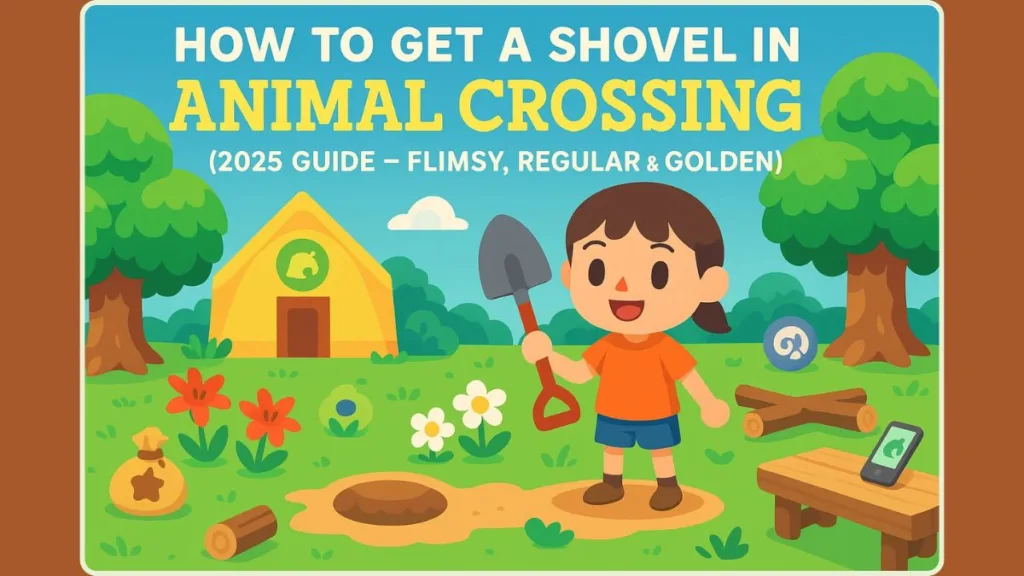 Digging in Animal Crossing