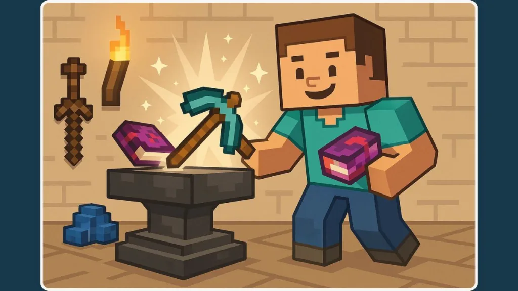 Enchanted Books Minecraft Tutorial